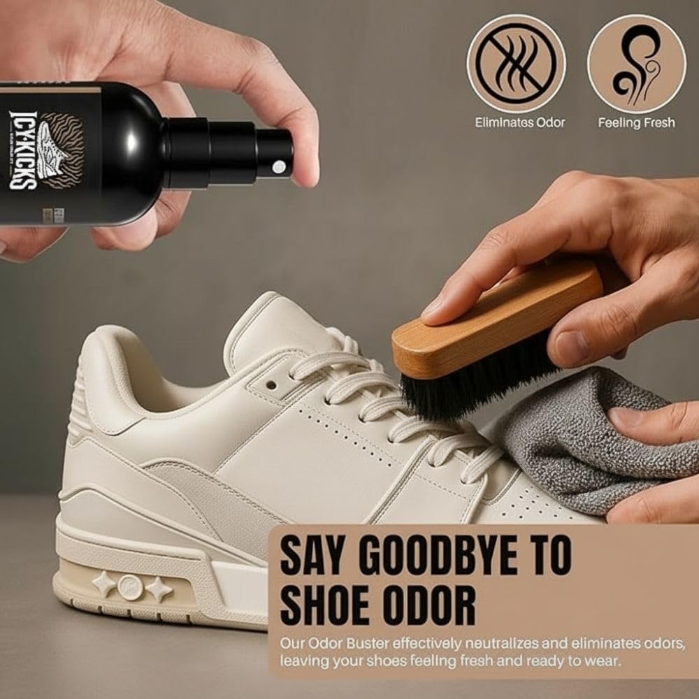 ICYKICKS Premium 6-in-1 Sneaker Cleaning Kit Foam Cleaner