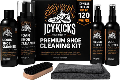 ICYKICKS Premium 6-in-1 Sneaker Cleaning Kit Foam Cleaner