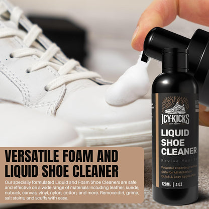 ICYKICKS Premium 6-in-1 Sneaker Cleaning Kit Foam Cleaner