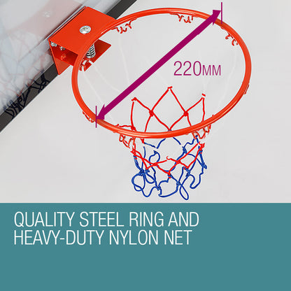 NNEDSZ Dr.Dunk Indoor Mini Basketball Hoop Ring Backboard Kit Door Mounted Mount Kid Set